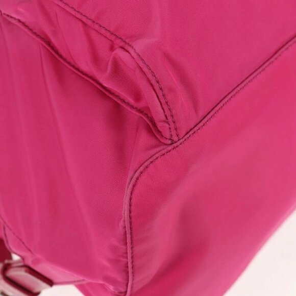 PRADA Backpack Nylon Pink Silver Auth 143599V - Picture 3 of 16